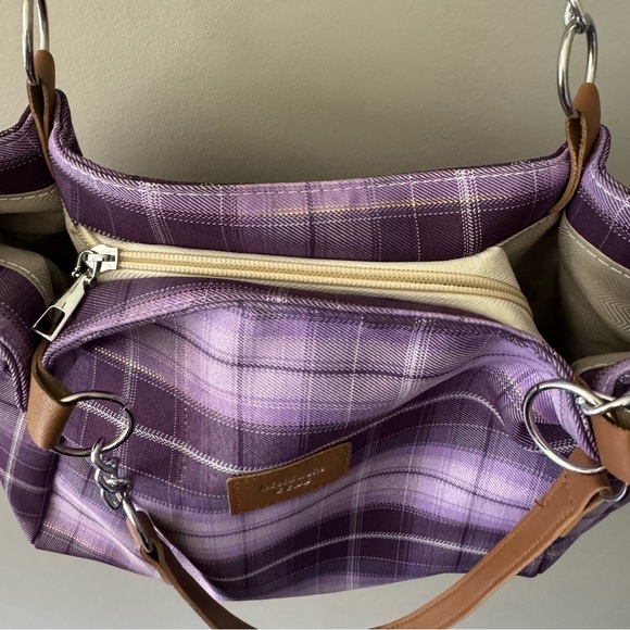 Matilda Jane Purple Plaid Women's Bag - Picture 4 of 7